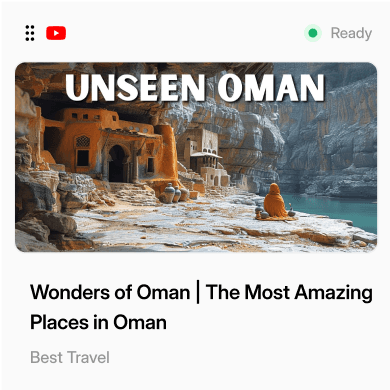 YouTube channel card on Notebooks whiteboard